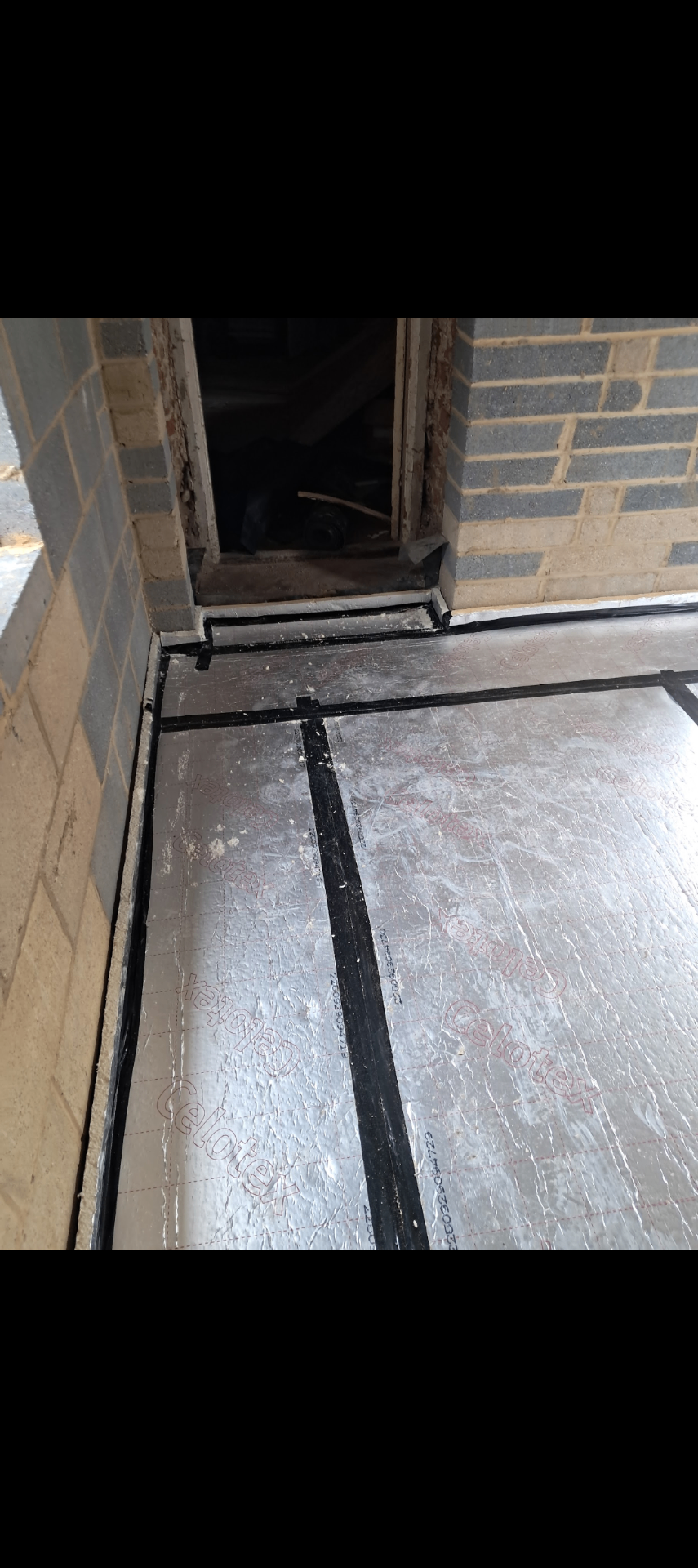 Insulated slab build-up